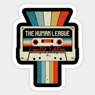 Graphic The Human League Proud Name Cassette Tape Vintage Birthday Gifts Sticker